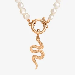 Lola Power Pearl Necklace Set Roségold