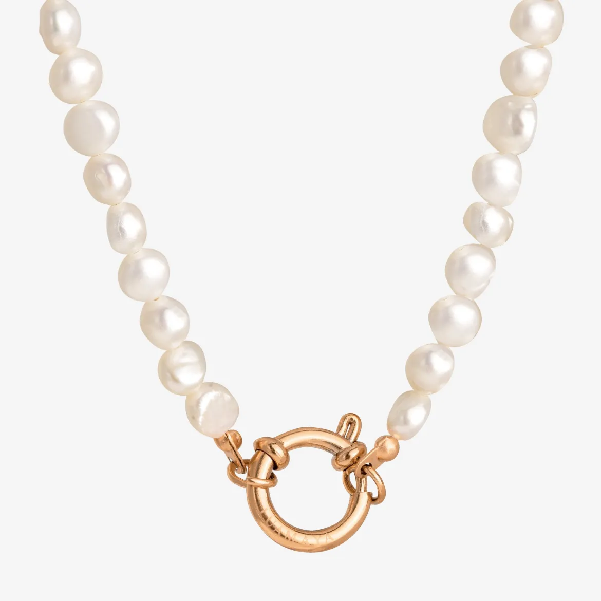 Lola Power Pearl Necklace Roségold