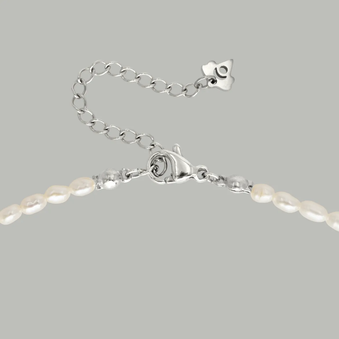 Lolas Love Pearl Power Necklace Silber