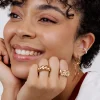 Lovely Loop Hoop Set Small Roségold