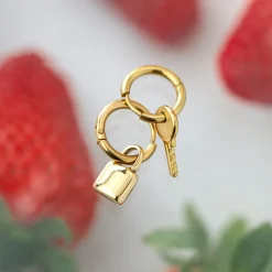 Low-key Hoop Set Small Gold