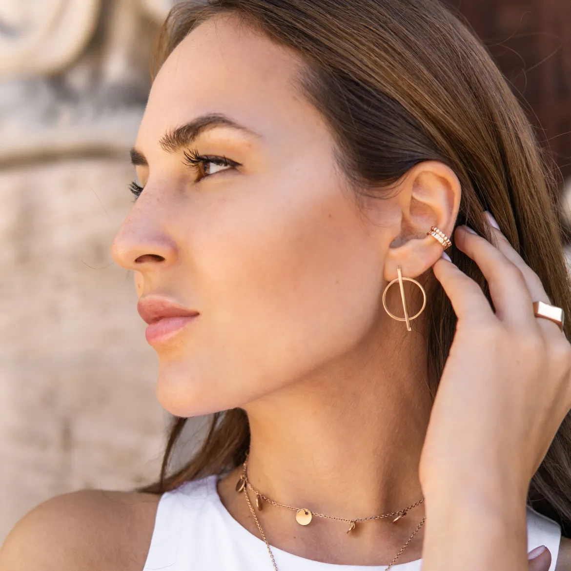 Luana Earrings Roségold