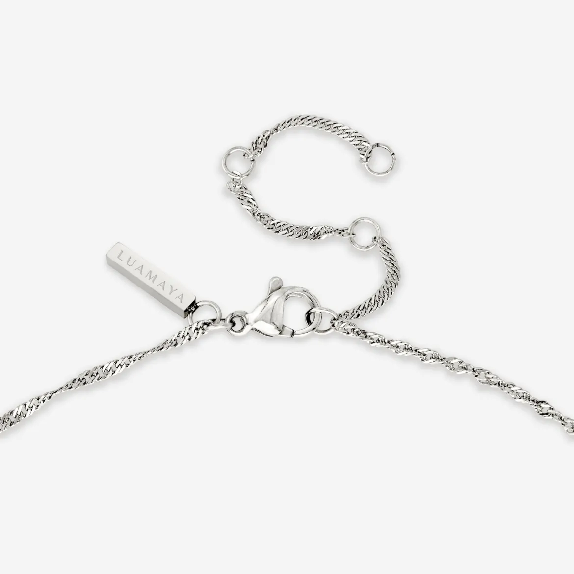 Lustrous Pendant Necklace Silber