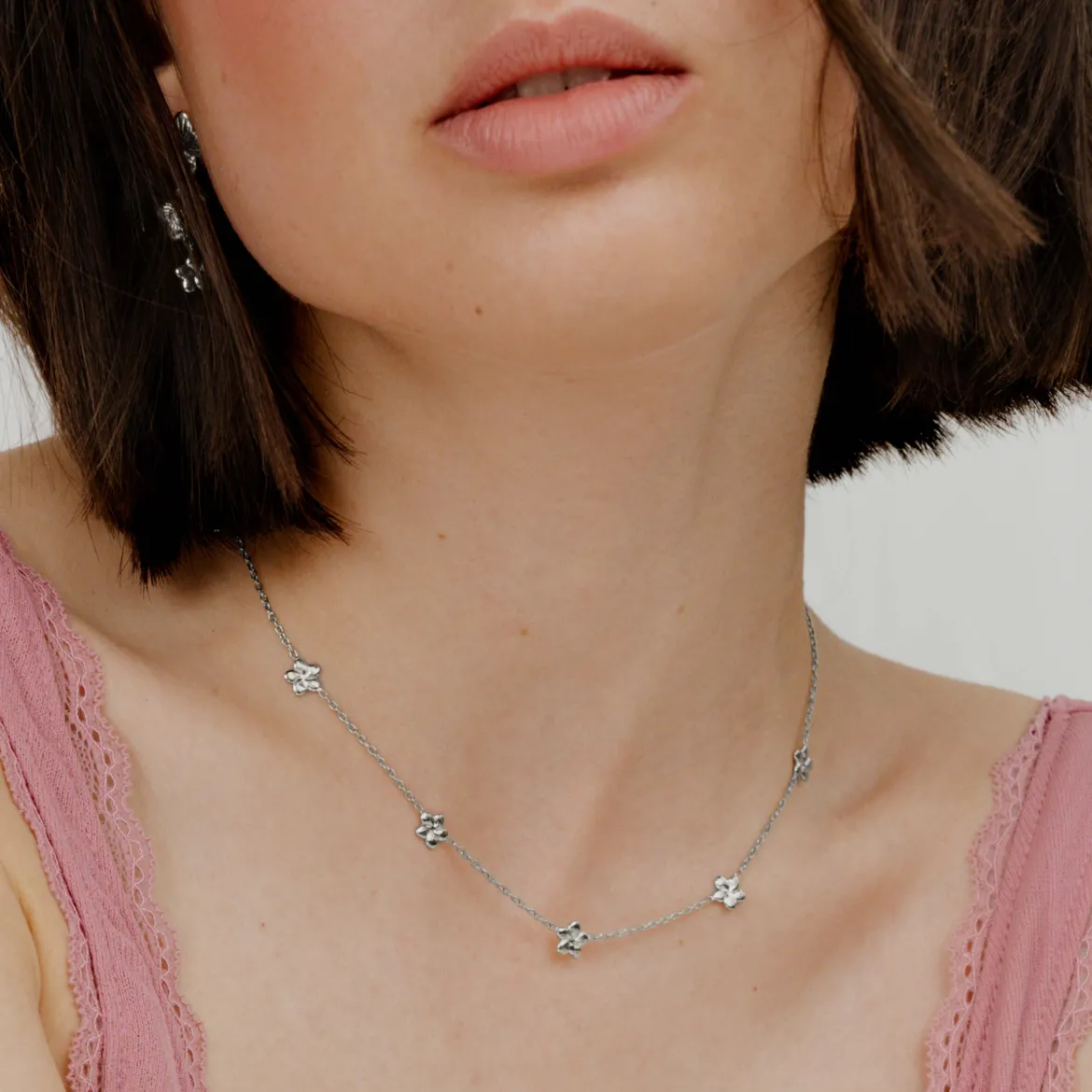 Meadow Choker Silber