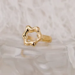 Melting Donut Ring Roségold