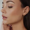 Mini Twist Hoops Roségold
