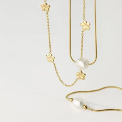 Minimalist Pearl Bundle Gold