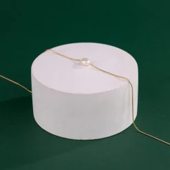Minimalist Pearl Choker Silber