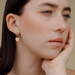 More Self-Love Hoop Set Small Roségold