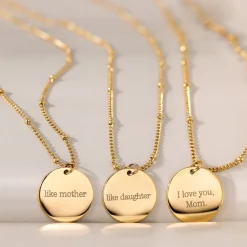 Mother u0026 Daughter Necklace Bundle Silber