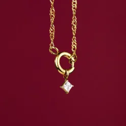 North Star Singapore Chain Necklace Set Gold