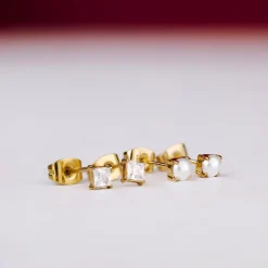 North Star Studs Roségold