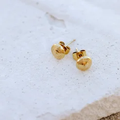 Ocean's Echo Studs Roségold