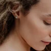 Ocean's Echo Studs Silber