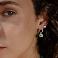 Ocean's Echo Studs Silber