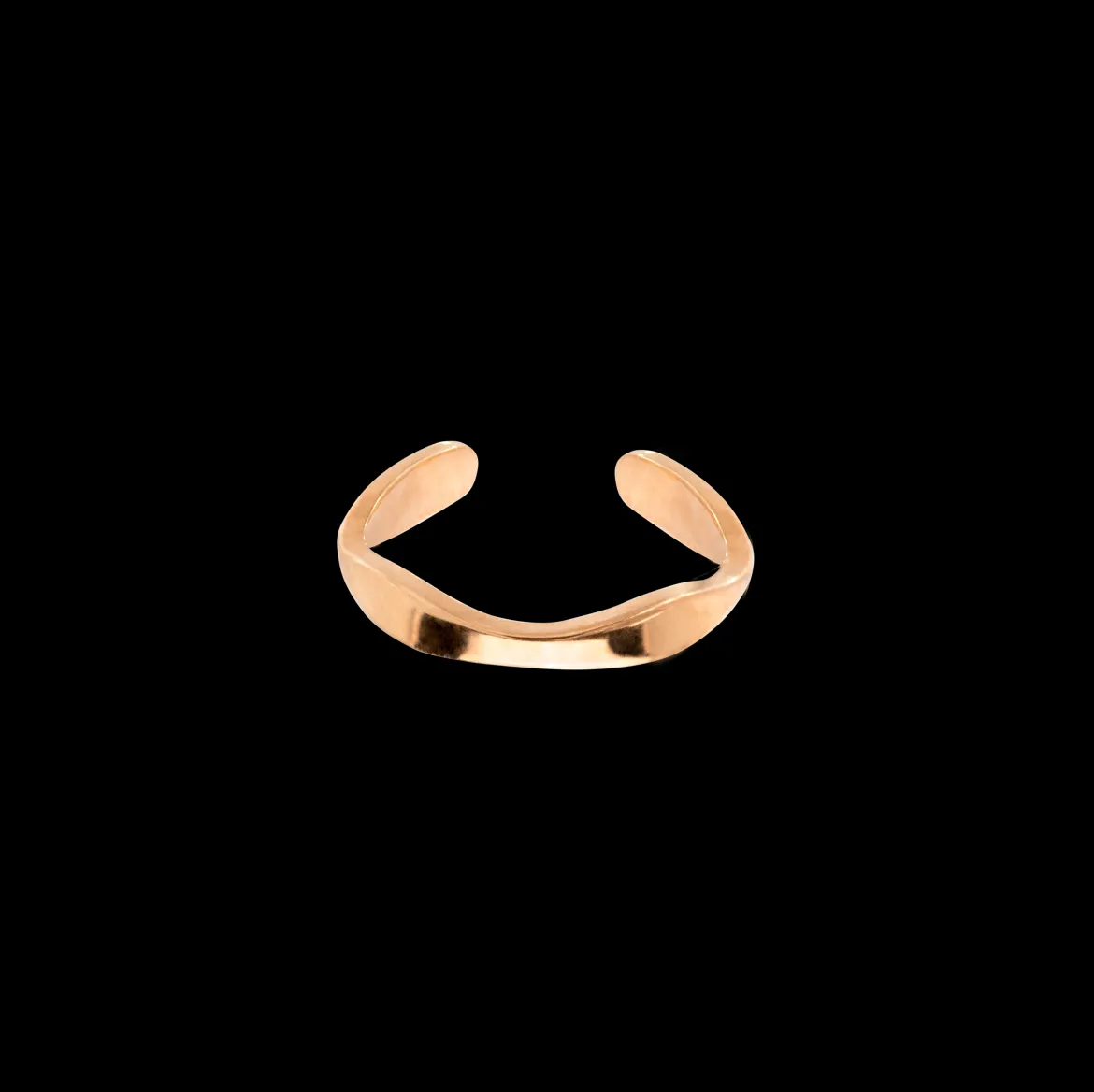 Offbeat Ear Cuff Roségold
