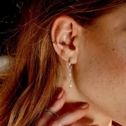 Offbeat Ear Cuff Silber