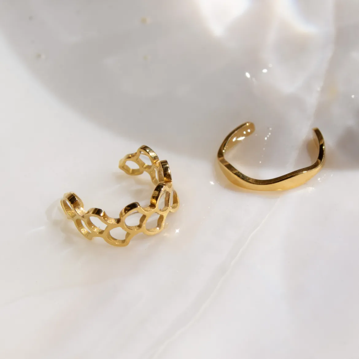 Offbeat Ear Cuff Silber