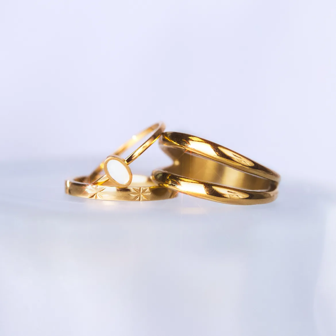 Oval Ring Roségold