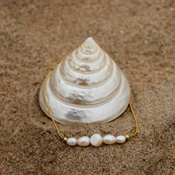 Pearlessence Anklet Gold