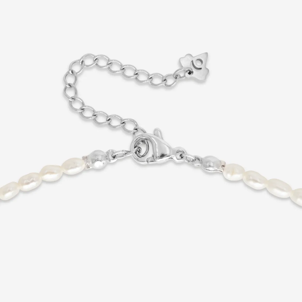 Perlita Choker Silber