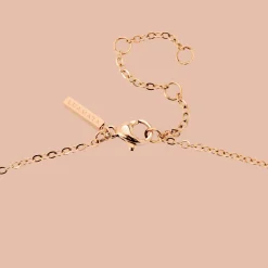 Petal Pearl Y-Necklace Roségold