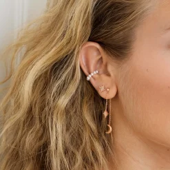 Pippo Pearl Ear Cuff Roségold