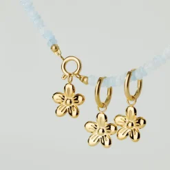 Seastone Charm Necklace Roségold