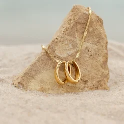 Seeker Hoops Small Gold