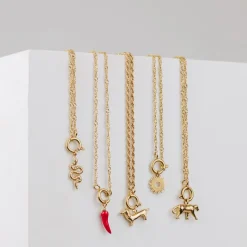 Serpent Singapore Chain Necklace Set Silber