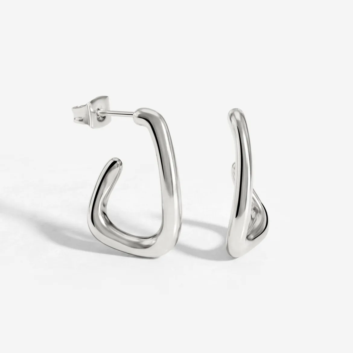 Sisterhood Bond Hoops Silber
