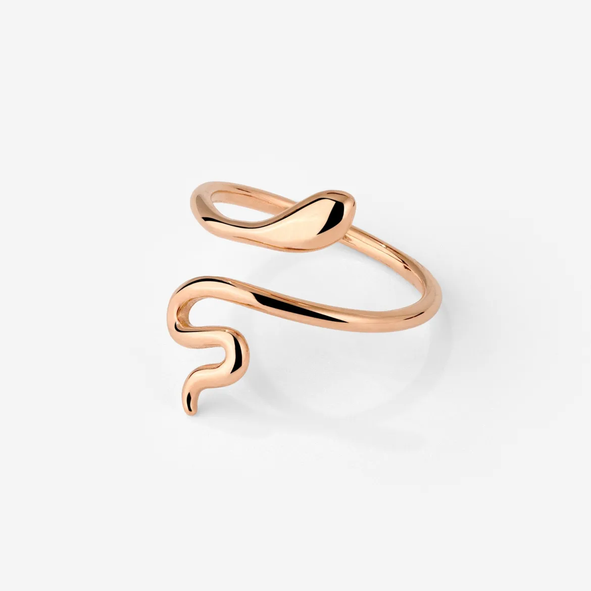 Slim Snake Ring Roségold