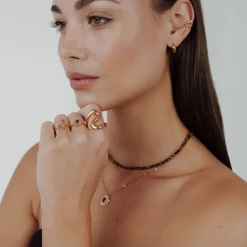 Slim Snake Ring Roségold