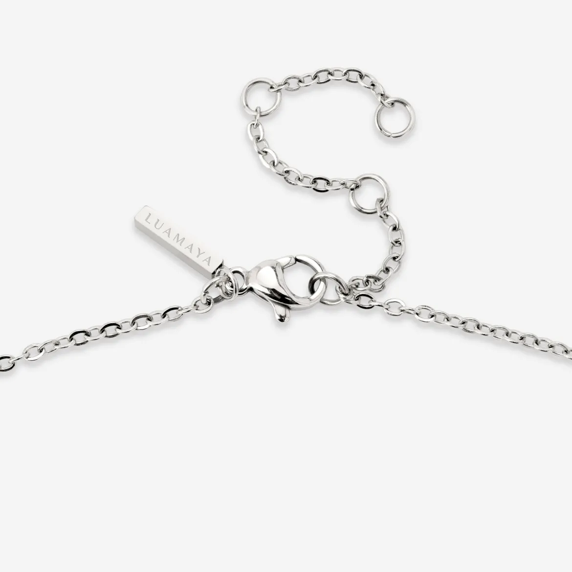 Solitaire Stone Choker Silber