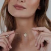 Sparkling Snowflake Necklace Silber