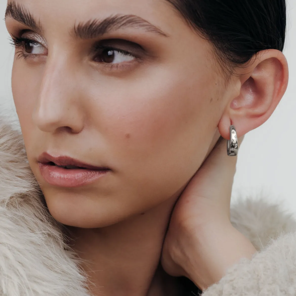 Starstruck Hoops Silber