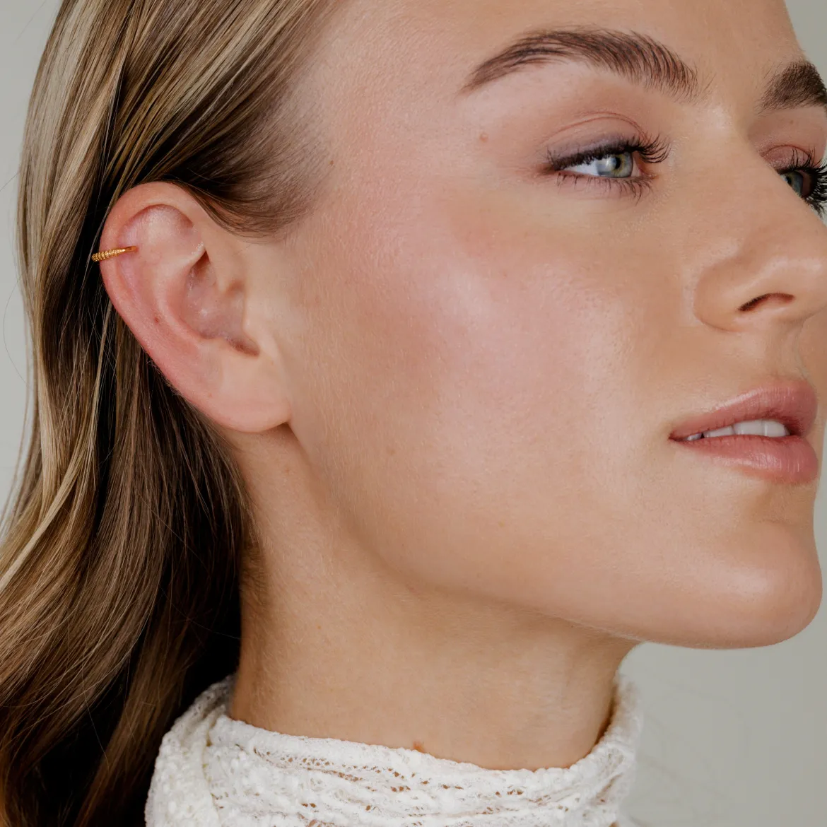 Striped Piercing Roségold