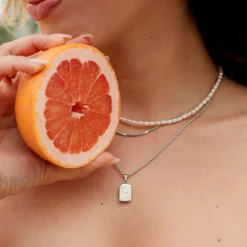 Sun Lover Pendant Necklace Silber