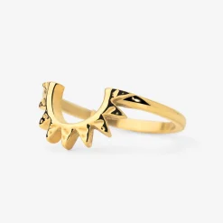Sun Ray Ring Gold