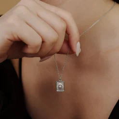 Sun Relic Necklace Silber