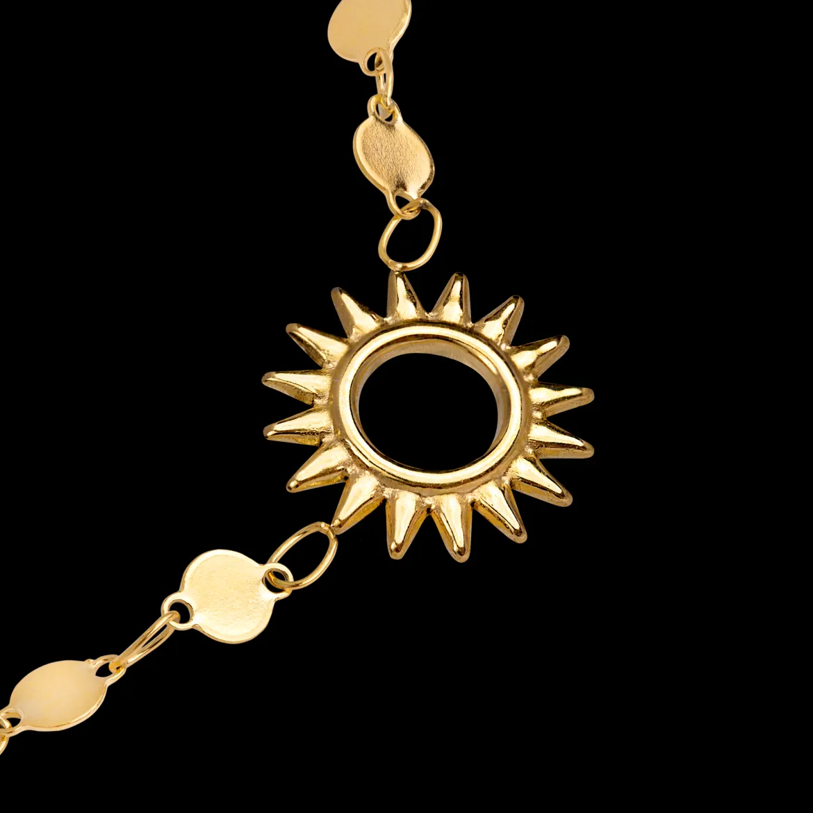 Sunny Side Up Necklace Gold
