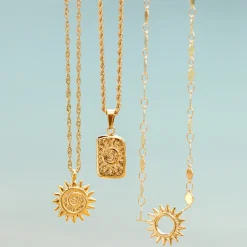 Sunny Side Up Necklace Roségold
