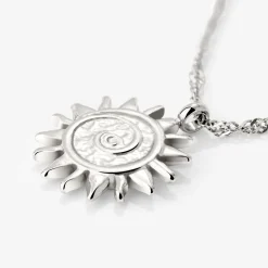 Sunny Swirl Necklace Silber