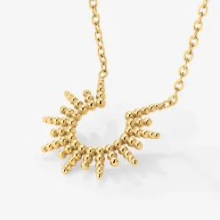 Sunshine Sister Necklace Gold