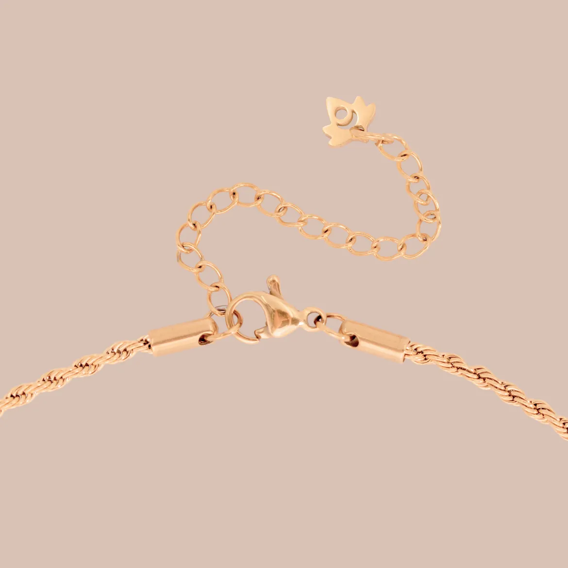 Sweet Swirl Necklace Roségold