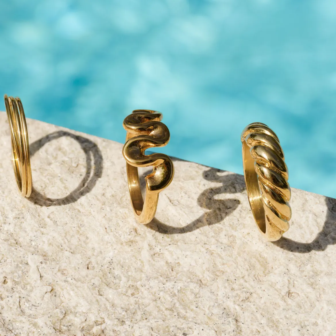 Swirl Ring Gold
