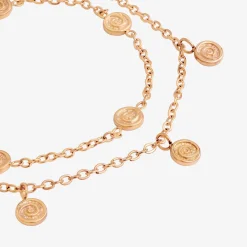 Swirl'n Double Anklet Roségold