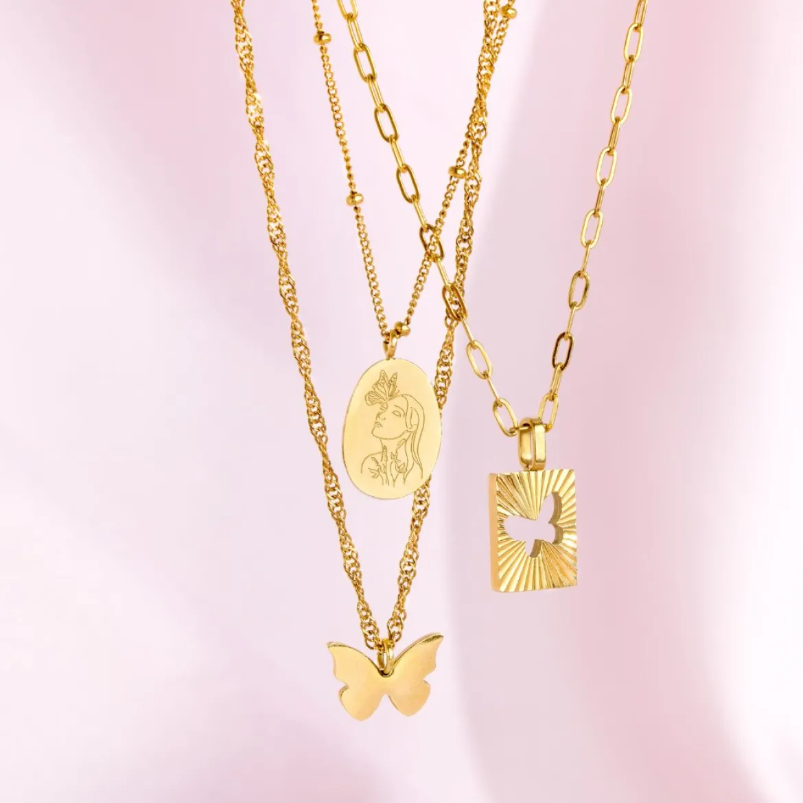 Tender Grace Necklace Roségold