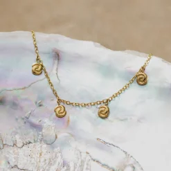 Tides of Time Anklet Roségold