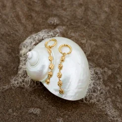 Tides of Time Hoop Set Small Gold